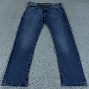 Lee Extreme Motion Jeans Mens 32x30 Blue Slim Fit Straight Leg Dark Wash Preppy